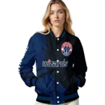 customized washington wizards hexagon mesh blue black varsity jacket best selling.webp