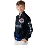 customized washington wizards hexagon mesh blue black varsity jacket best selling.webp