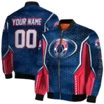 customized washington wizards power plate blue bomber jacket best selling