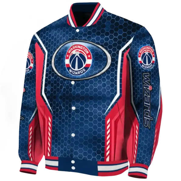 customized washington wizards power plate blue varsity jacket best selling.webp