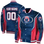 customized washington wizards power plate blue varsity jacket best selling.webp
