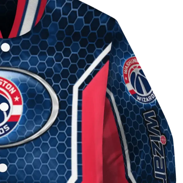 customized washington wizards power plate blue varsity jacket premium grade.webp
