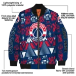 customized washington wizards pyramid shapes blue bomber jacket best selling