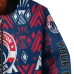 customized washington wizards pyramid shapes blue bomber jacket best selling