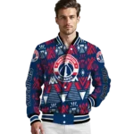 customized washington wizards pyramid shapes blue varsity jacket best selling.webp