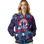 customized washington wizards pyramid shapes blue varsity jacket best selling.webp