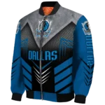 dallas mavericks arrow layer blue black bomber jacket best selling