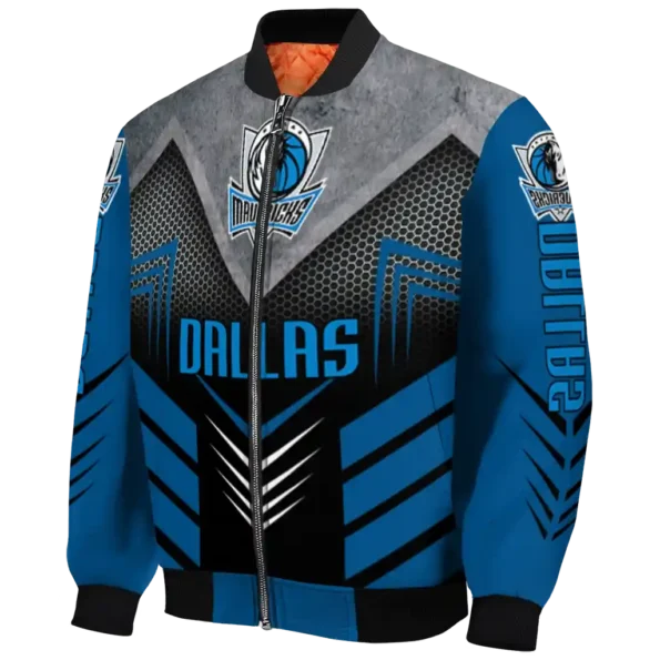 dallas mavericks arrow layer blue black bomber jacket best selling