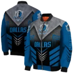 dallas mavericks arrow layer blue black bomber jacket best selling