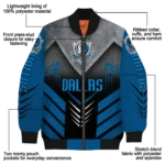 dallas mavericks arrow layer blue black bomber jacket best selling