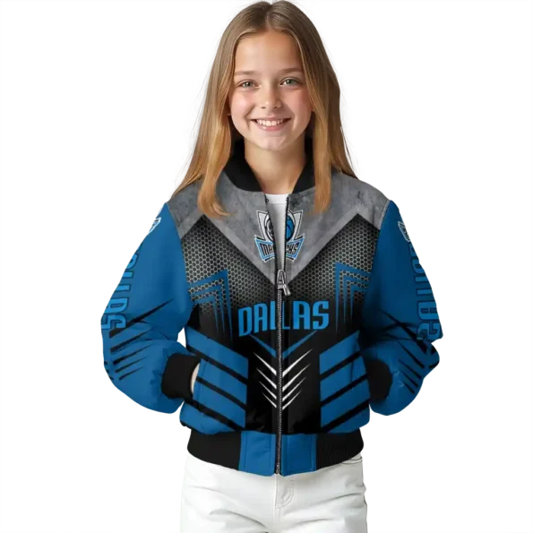 dallas mavericks arrow layer blue black bomber jacket top rated