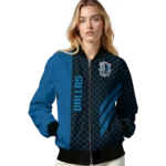 dallas mavericks triple side stripes blue black bomber jacket best selling