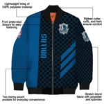 dallas mavericks triple side stripes blue black bomber jacket best selling