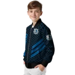 dallas mavericks triple side stripes blue black bomber jacket best selling