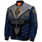 denver nuggets arrow layer blue black bomber jacket best selling