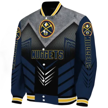 denver nuggets arrow layer blue black varsity jacket best selling.webp