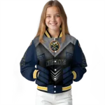 denver nuggets arrow layer blue black varsity jacket best selling.webp