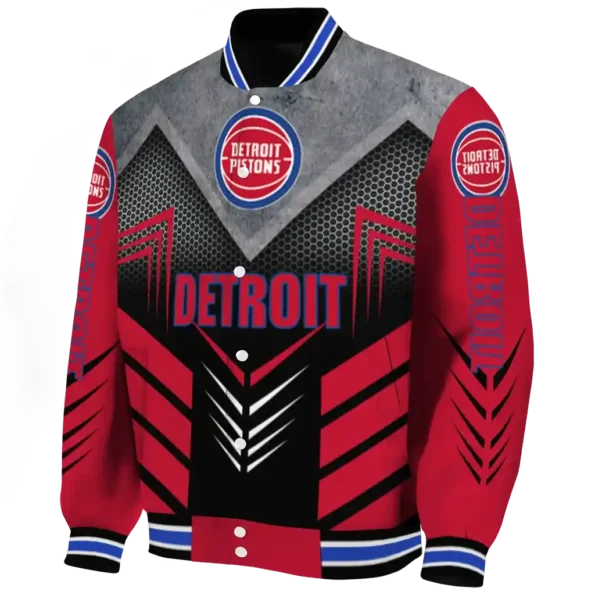 detroit pistons arrow layer red black varsity jacket best selling.webp