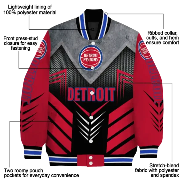 detroit pistons arrow layer red black varsity jacket new arrival.webp