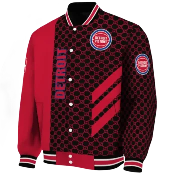 detroit pistons triple side stripes red black varsity jacket best selling.webp