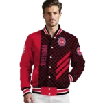 detroit pistons triple side stripes red black varsity jacket best selling.webp