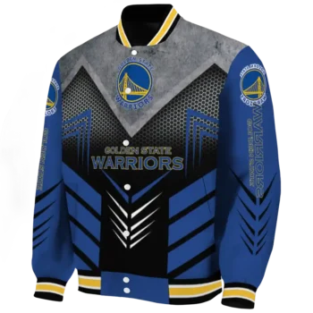 golden state warriors arrow layer blue black varsity jacket best selling.webp
