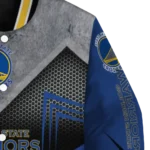 golden state warriors arrow layer blue black varsity jacket best selling.webp