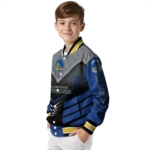 golden state warriors arrow layer blue black varsity jacket best selling.webp