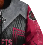 houston rockets arrow layer red black bomber jacket best selling