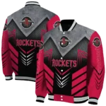 houston rockets arrow layer red black varsity jacket best selling.webp