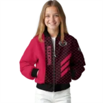 houston rockets triple side stripes red black bomber jacket best selling