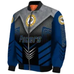 indiana pacers arrow layer blue black bomber jacket best selling