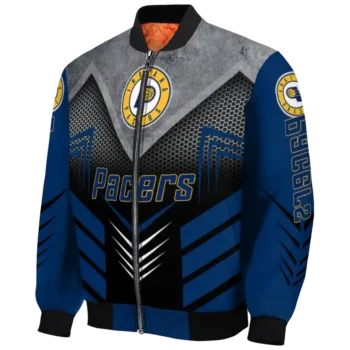indiana pacers arrow layer blue black bomber jacket best selling