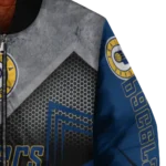 indiana pacers arrow layer blue black bomber jacket best selling