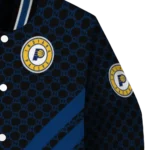 indiana pacers triple side stripes blue black varsity jacket best selling.webp