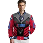 los angeles clippers arrow layer red black varsity jacket best selling.webp