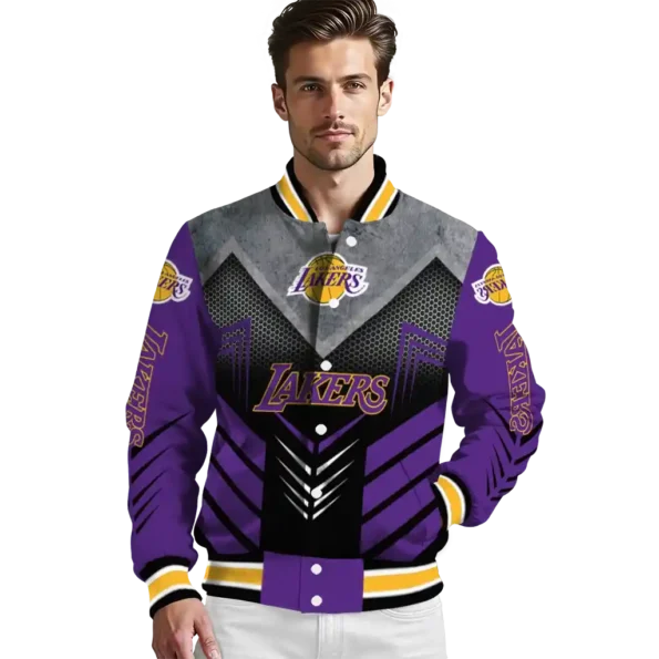 los angeles lakers arrow layer purple black varsity jacket high quality.webp