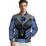 memphis grizzlies arrow layer blue black varsity jacket best selling.webp