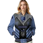 memphis grizzlies arrow layer blue black varsity jacket best selling.webp