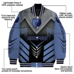 memphis grizzlies arrow layer blue black varsity jacket best selling.webp