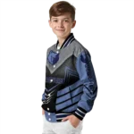 memphis grizzlies arrow layer blue black varsity jacket best selling.webp