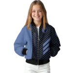 memphis grizzlies triple side stripes blue black bomber jacket best selling