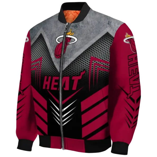 miami heat arrow layer red black bomber jacket best selling