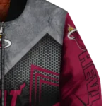 miami heat arrow layer red black bomber jacket best selling