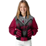 miami heat arrow layer red black bomber jacket best selling
