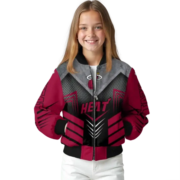 miami heat arrow layer red black bomber jacket top rated