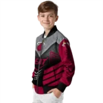 miami heat arrow layer red black bomber jacket best selling