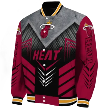 miami heat arrow layer red black varsity jacket best selling.webp