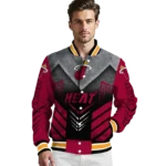 miami heat arrow layer red black varsity jacket best selling.webp