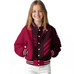miami heat triple side stripes red black varsity jacket best selling.webp